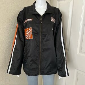 Tony‎ Stewart #20 Chase Authentics Nascar Black Orange white Windbreaker - M
